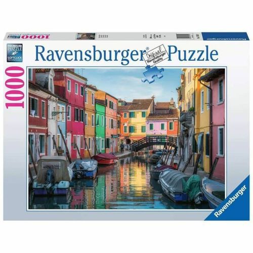 Puzzle Ravensburger 17392 Burano Canal - Venezia 1000 Dijelovi slika 1