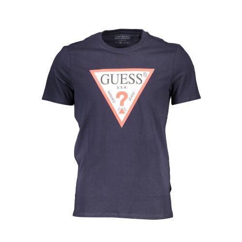 GUESS JEANS MEN'S SHORT SLEEVE T-SHIRT BLUE slika 1