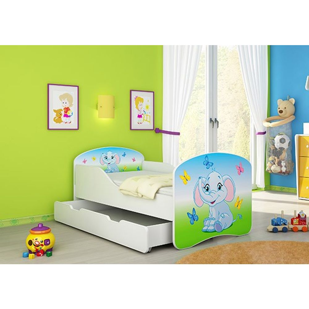 ACMA Dječiji krevet Acma I sa ladicom - 140x70cm - Dezen 27 slika 1