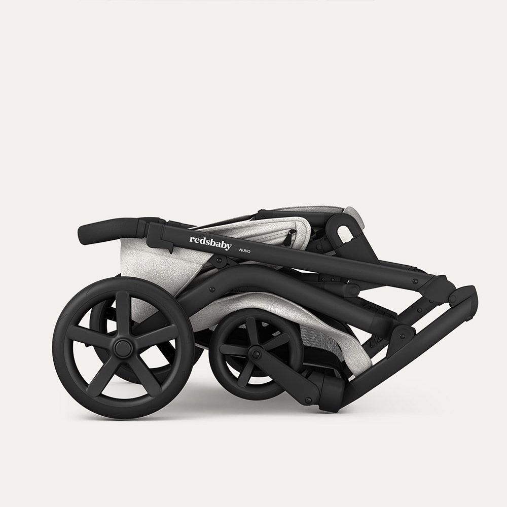 REDSBABY NUVO Twin dječja kolica 2u1 Gun Metal, Pebble M slika 13