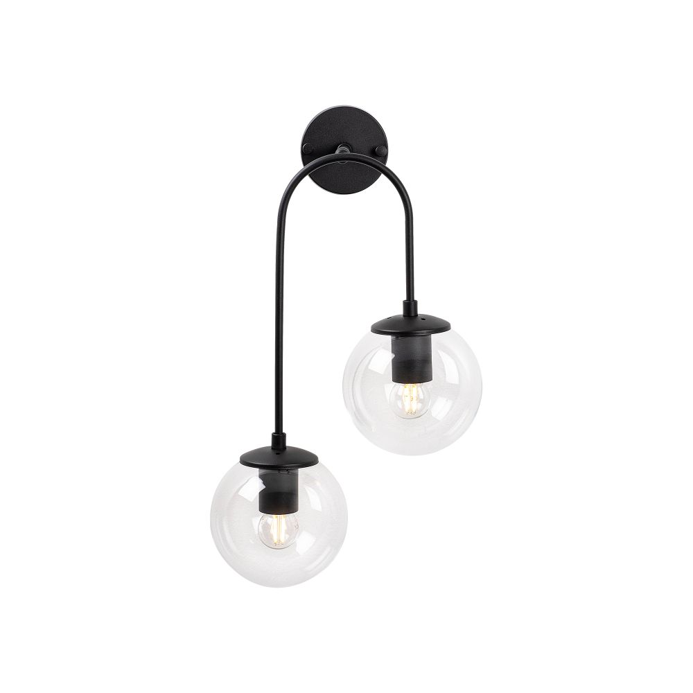 Jewel - Crna Zidna Lampa 10570 slika 6