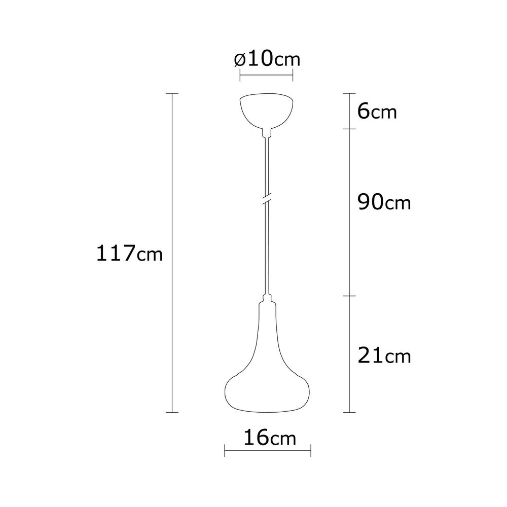Luster Berceste - N-1366 Crni slika 3