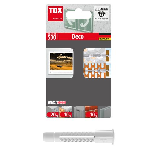 Tox DECO 5/25  (25/1)  višenamjenski tipal za sve podloge slika 1