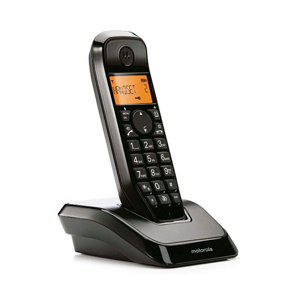 MOTOROLA DECT TELEFON S12 SINGLE NEGRO crni slika 1