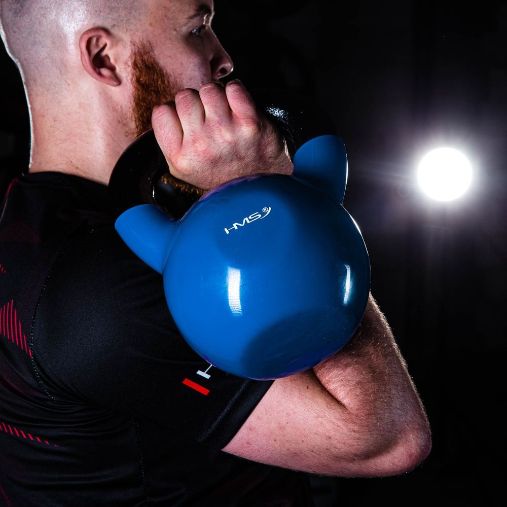 Knv kettlebell od lijevanog željeza 4 kg hms (plava) slika 8