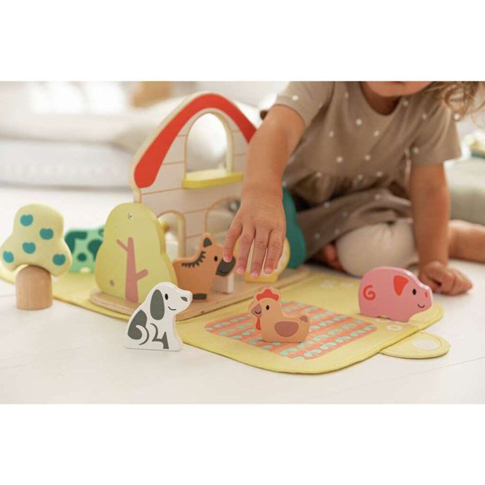 Hape Drveni set za igranje Little Farm slika 4