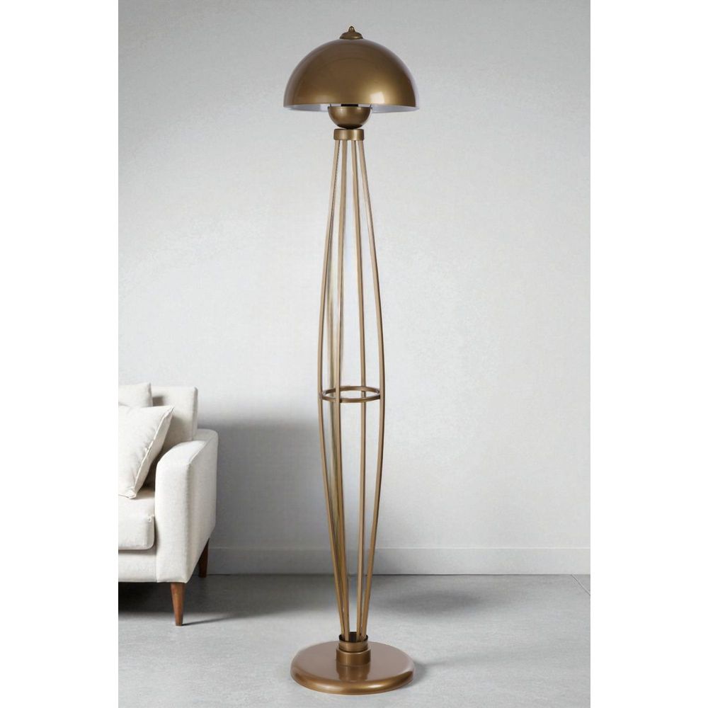Opviq Podna lampa 492, zlatna slika 1