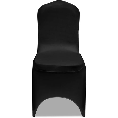 Navlake za stolice rastezljive crne 12 kom slika 11