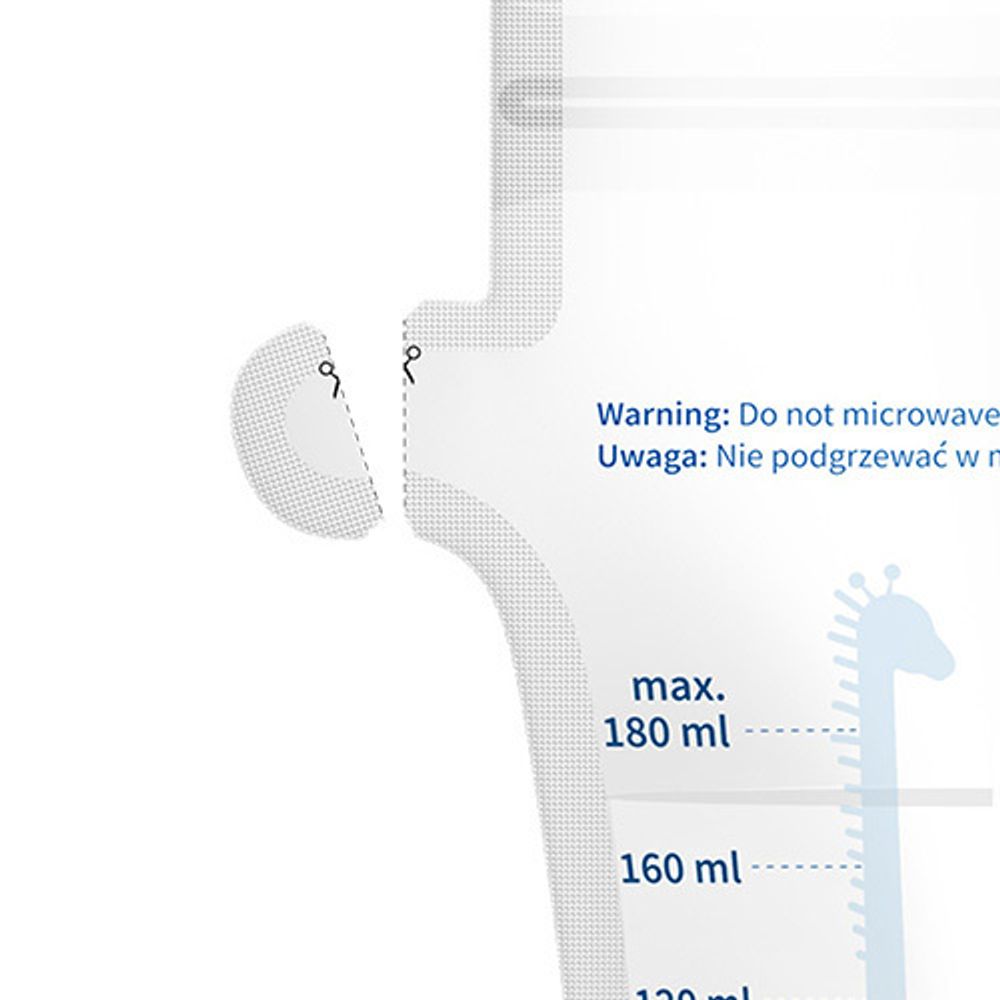 1084 vrećice za čuvanje majčinog mlijeka 180ml 30kom slika 2
