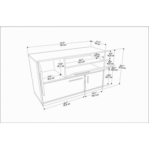 Mares - White, Walnut White
Walnut Console slika 5