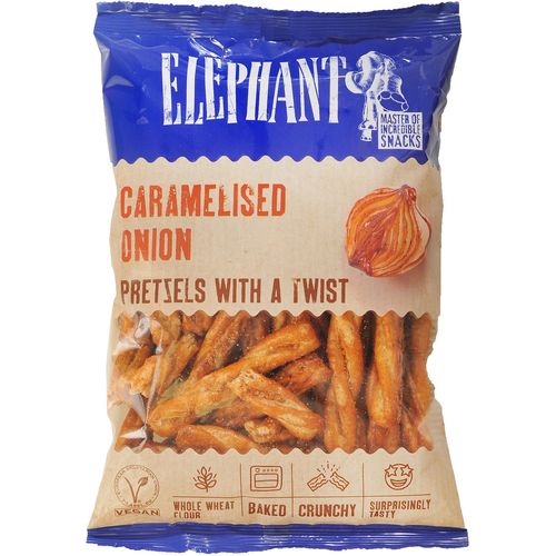 Elephant Twist krekeri karamelizirani luk 160 g slika 1