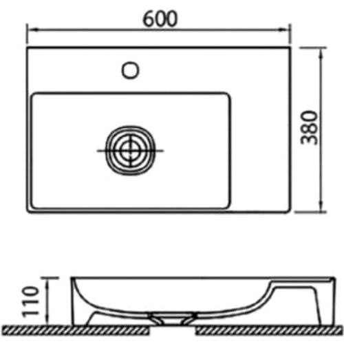 Umivaonik Infinity 60 slika 2