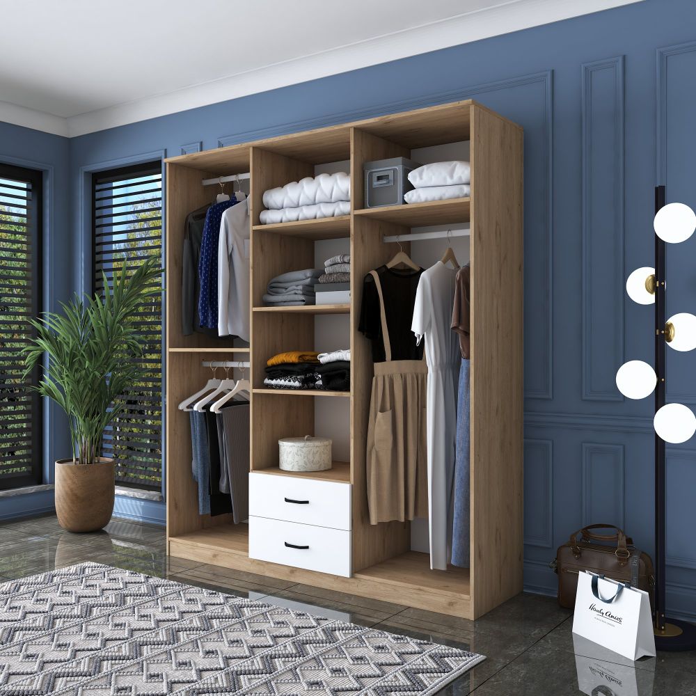 Ormar BA113 - 2337 Walnut u Bijeloj Boji slika 4