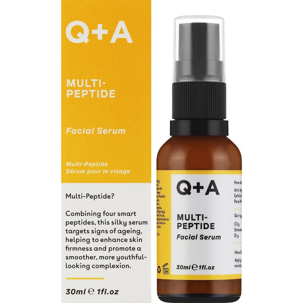 Q+A serum za lice sa peptidima 30ml slika 5
