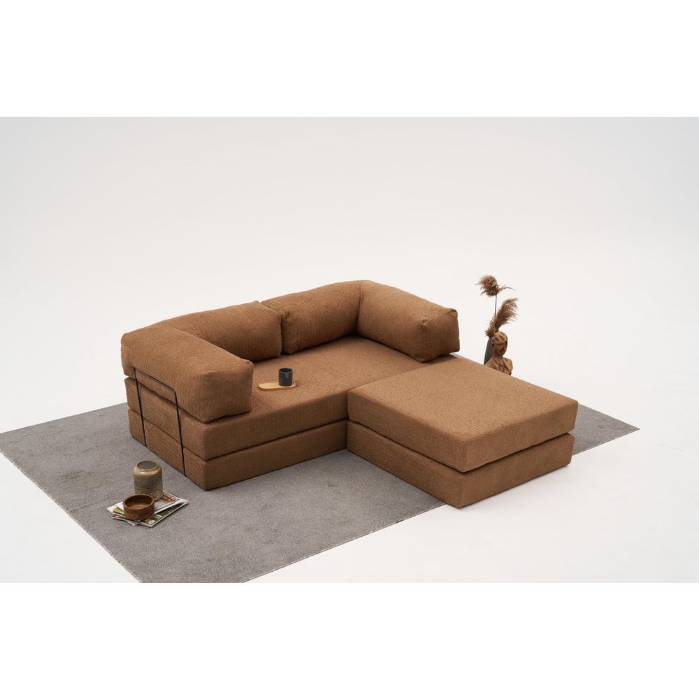 Comfort Mini - Smeđi Ugaoni Sofa slika 2