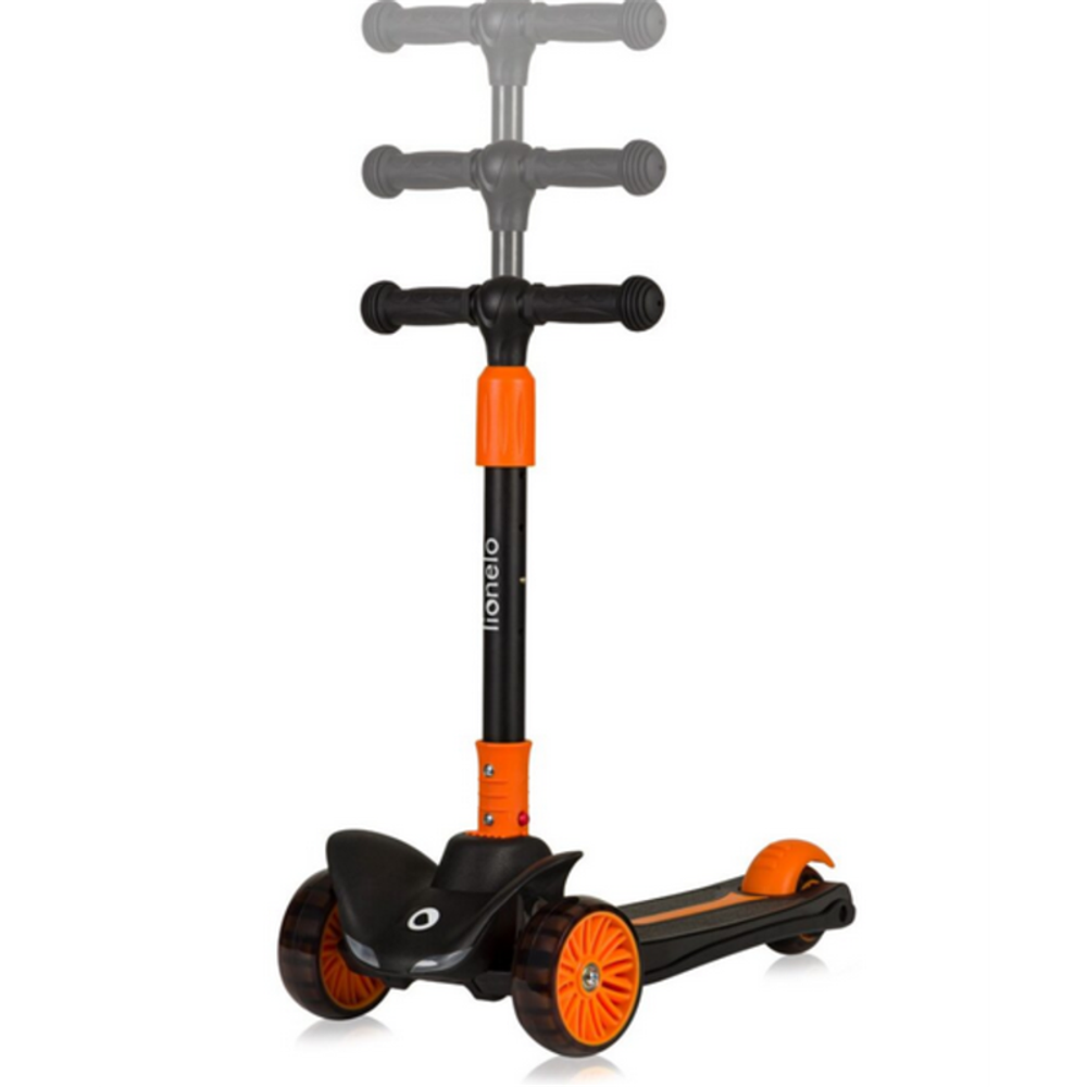 Lionelo Romobil sa LED svjetlima Timmy, Orange-Black slika 6
