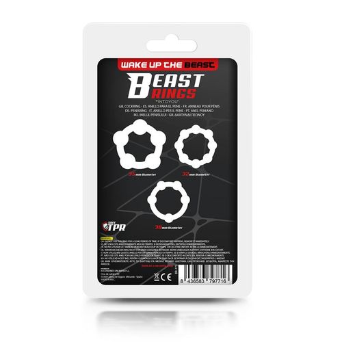 Beast Rings komplet rebrastih penis prstenova slika 3