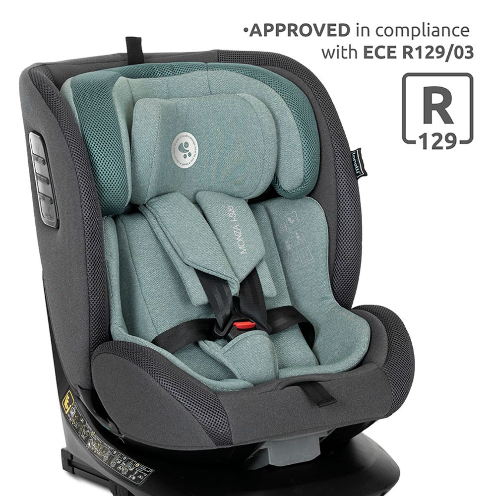 LORELLI autosjedalica Monza i-Size Isofix 40-150 cm 360°, Black  slika 8