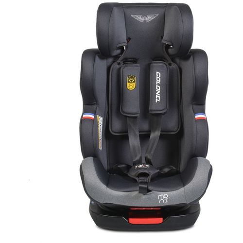 Moni Rotirajuća auto-sjedalica Colonel 0-36kg Isofix, Svijetlo siva slika 3