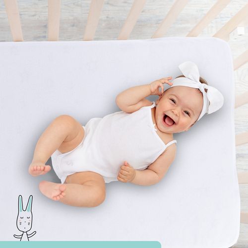Vodootporna zaštita za dušek Vitapur Baby Protect white 70x140 cm slika 2