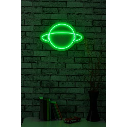 Wallity Ukrasna plastična LED rasvjeta, Saturn - Green slika 12