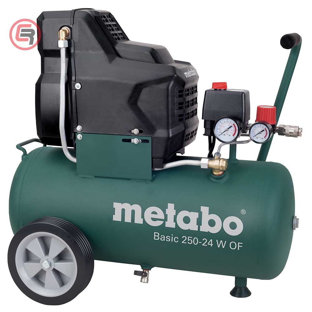 Metabo Kompresor Klipni BASIC 250-24 W OF / 24 litra Bezuljni - 601532000 slika 1
