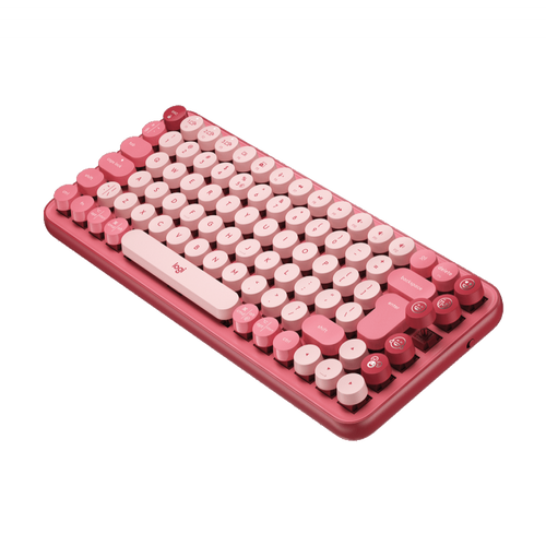 LOGITECH POP Keys Wireless Mechanical Keyboard With Emoji Keys - HEARTBREAKER_ROSE - US INT'L - BT - INTNL - BOLT slika 2