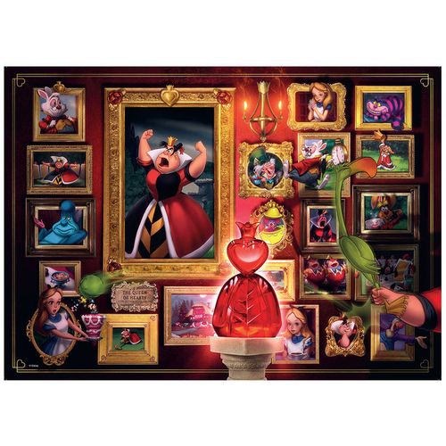 Disney Villains Queen of Hearts puzzle 1000pcs slika 1