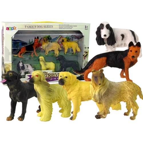 Set figurica psi poznatih pasmina 6 kom. slika 1