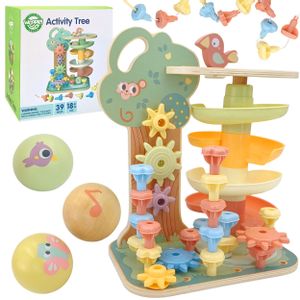 Woopie Green drvo aktivnosti s kulodromom Montessori 4u1