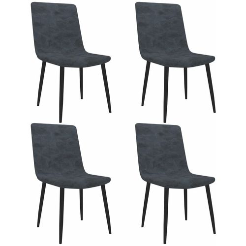 Blagovaonske stolice od umjetne kože 4 kom crne slika 23