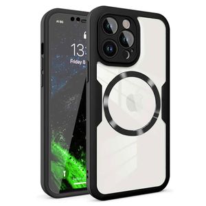 Techsuit – ColorVerse 360 ​​MagSafe serija obostrana zaštitna maskica za iPhone 12 Pro – crna