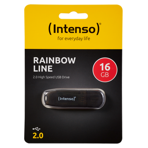 (Intenso) USB Flash drive 16GB Hi-Speed USB 2.0, Rainbow Line, CRNI - USB2.0-16GB/Rainbow