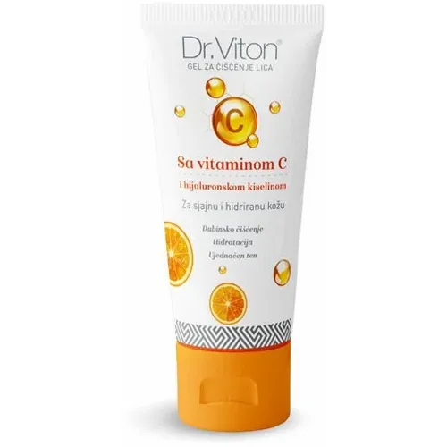 Dr. Viton gel za čišćenje lica sa vitaminom C i hijaluronskom kiselinom 100ml slika 1