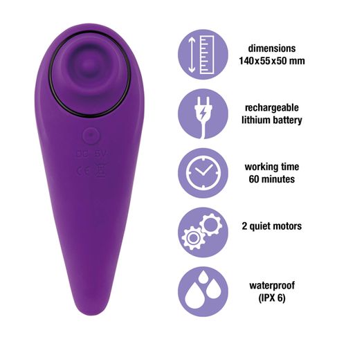 Vibrator FeelzToys - FemmeGasm, ljubičasti slika 4