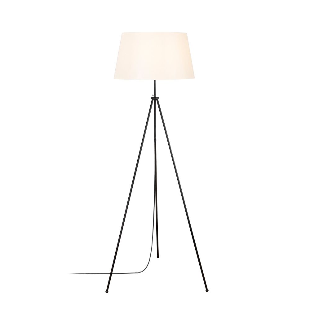 Stojeća lampa Tripod - 4052, crno-krem slika 4
