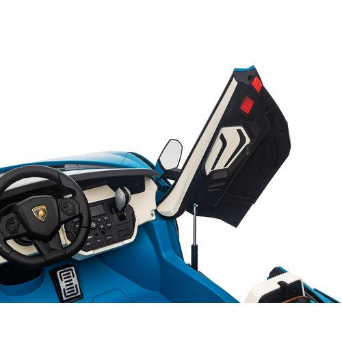 Licencirani auto na akumumulator Lamborghini SIAN 4x100W - dvosjed - plavi slika 8