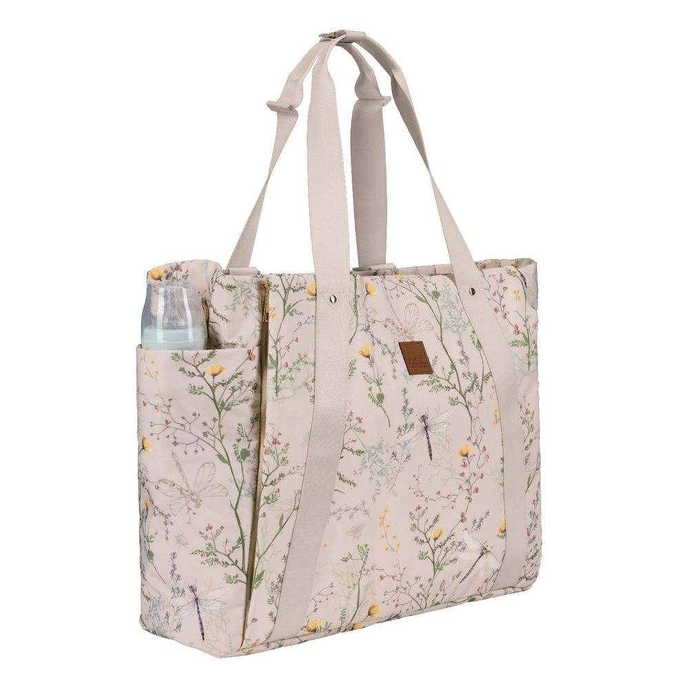 Kikka Boo Torba za mamu Florence, Secret Garden Beige slika 4