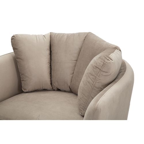 Mauro Ferretti Naslonjač ARMCHAIR KIEV GREY cm 88X77X74 slika 5