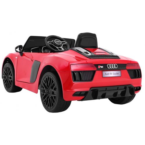 Licencirani auto na akumulator Audi R8 Spyder RS - crveni/lakirani slika 3