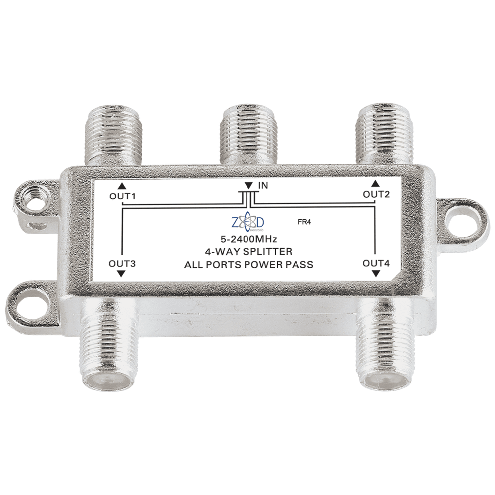 ZED electronic Antenski razdjelnik 1 ulaz - 4 izlaza, 5-2400MHz - FR4 slika 2
