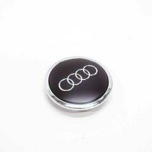 Čep za aluminijsku felgu ASY Audi crni 61/57mm (hrom prsten)