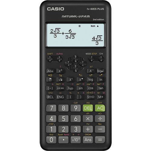 Kalkulator CASIO FX-82 ES PLUS MOD2 KARTON.PAK (252 funk.) slika 1