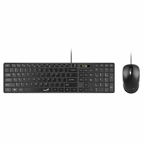 Tastatura + miš Genius Slimstar C126 USB US slika 1