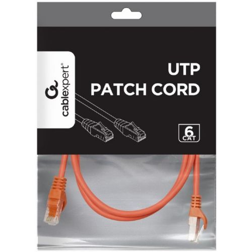 PP6U-1M/R Gembird Mrezni kabl, CAT6 UTP Patch cord 1m red slika 2