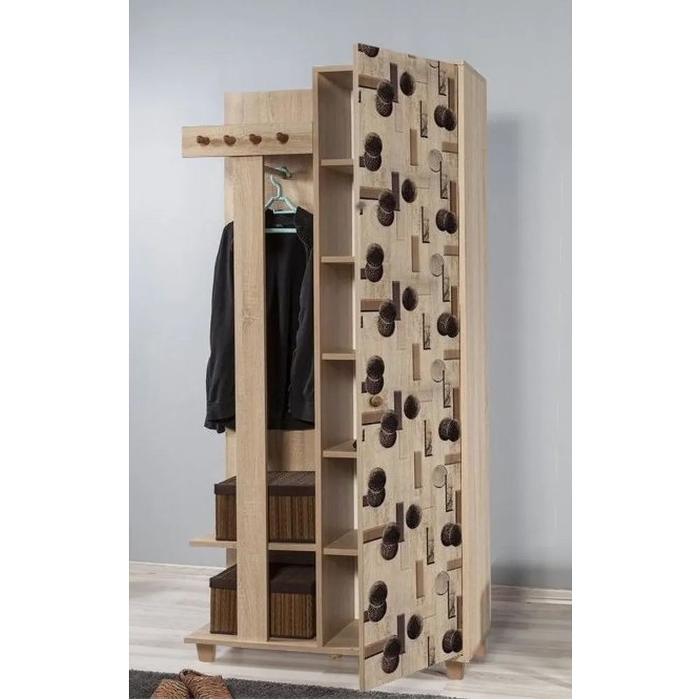 Hall Stand Garmanto 90 - 522 u boji sonoma hrasta slika 3