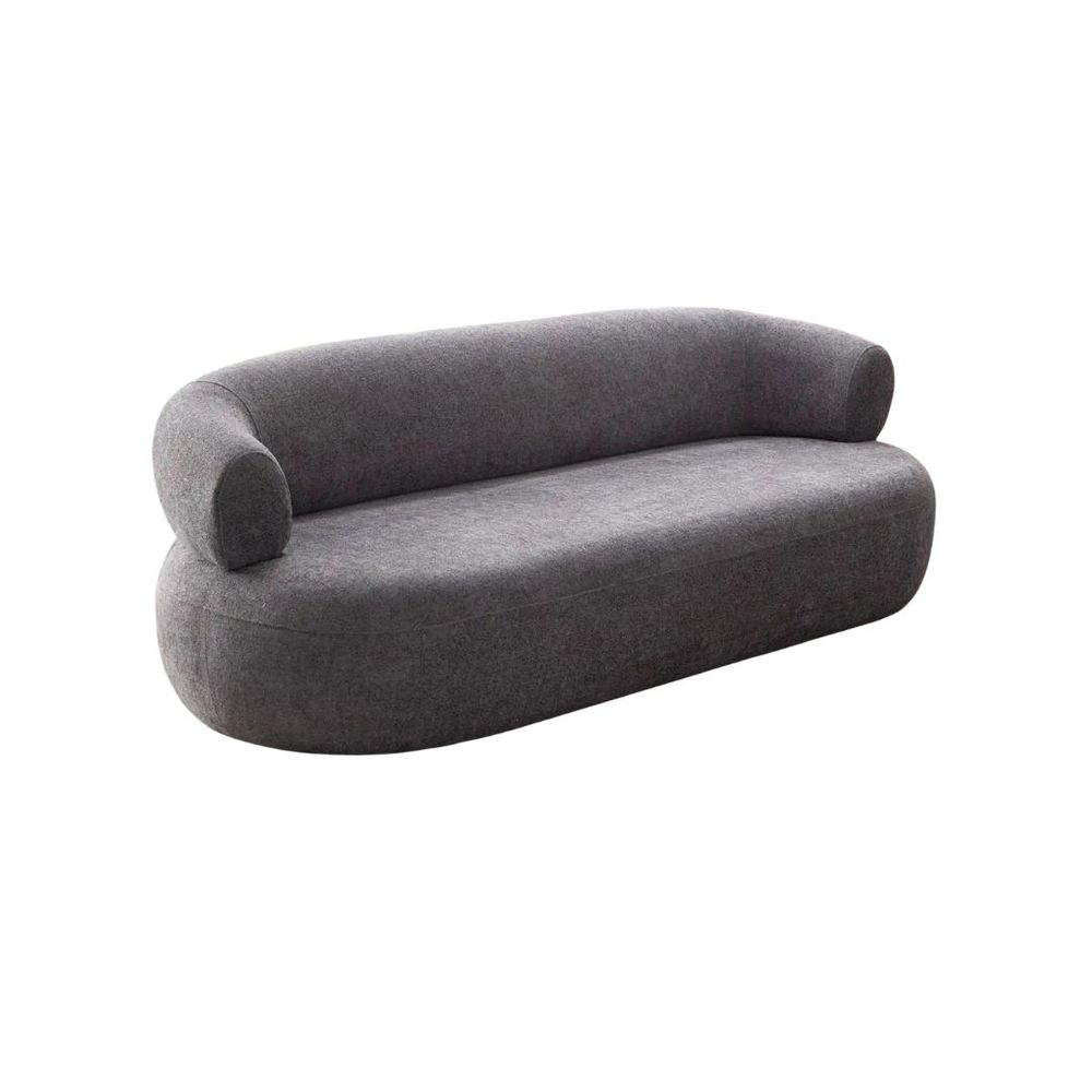 Sofa za tri osobe Roma - tamno siva slika 7