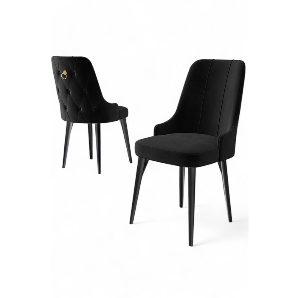 Newa - Crni Set Stolica (4 Komada) slika 2