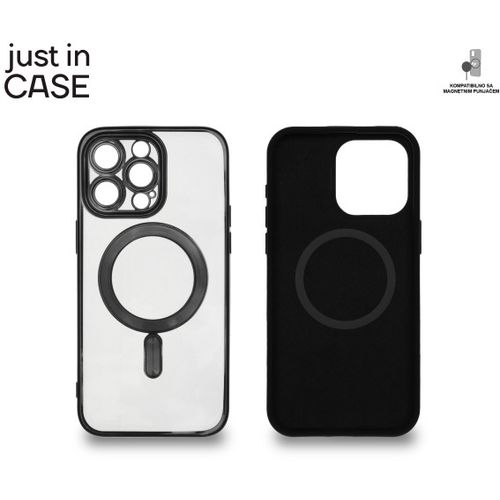 2u1 Extra case MAG MIX PLUS paket CRNI za iPhone 15 Pro Max slika 3