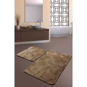 Colors of - Mink Mink Acrylic Bathmat Set (2 Pieces)